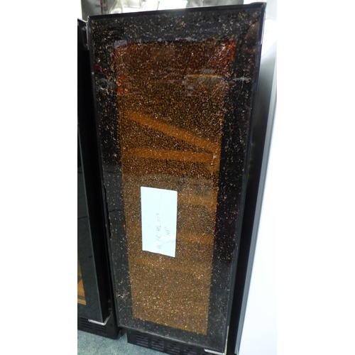 3178 - Viceroy Under Counter Wine Cooler - DAMAGED GLASS DOOR - H870xW295xD570 - model: WRWC30BKED, Origina... 