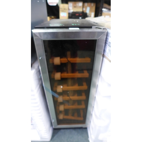 3185 - Viceroy Under Counter Wine Cooler (H870xW295xD570) - model:- WRWC30SSED, RRP £332.5 inc. VAT (389-12... 