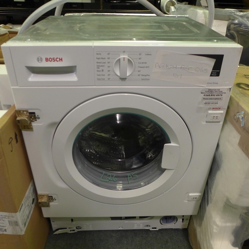 3190 - Bosch Integrated Washing Machine (H818xW596xD544) - model:- WIW28301GB, DAMAGED BASE RRP £654.16 inc... 