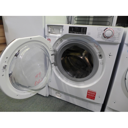 3194 - Hoover H-Wash 300 Lite Washer Dryer - model: HBDS495D1ACE, DAMAGED LIQUID DRAWER (384-43 )   * This ... 