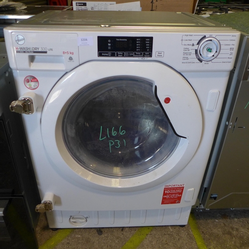 3204 - Hoover Integrated Washer Dryer H-Wash & Dry 300 lite 8+5kg (H820xW600xD525) - model:- HBD485D1E, MIS... 