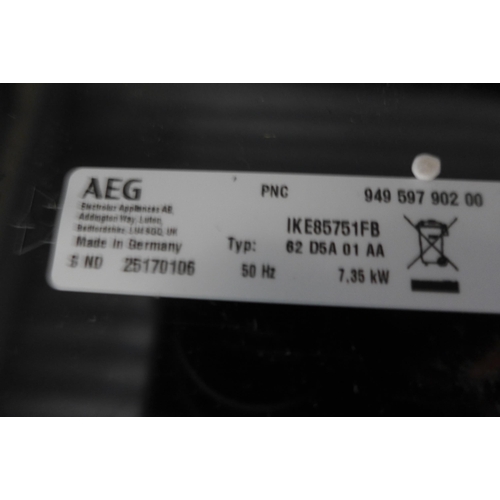 3211 - AEG 5-Zone Induction Hob, model: IKE85751FB (389-204)     * This lot is subject to vat