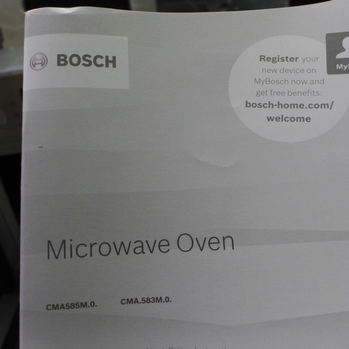 3223 - Bosch Series 4 Combination Microwave (H454xW595xD570) - model:- CMA583MS0B, RRP £557.5 inc. VAT (389... 