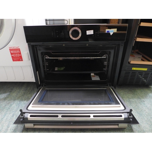 3228 - Bosch Built-In Compact Oven with Microwave - model:-CMG656BB6B   * This lot is subject to vat