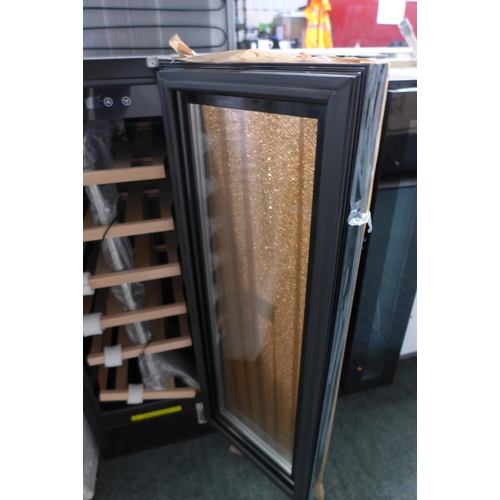 3233 - Viceroy Under Counter Wine Cooler - DAMAGED GLASS DOOR - H870xW295xD570  - model: WRWC30BKED, Origin... 