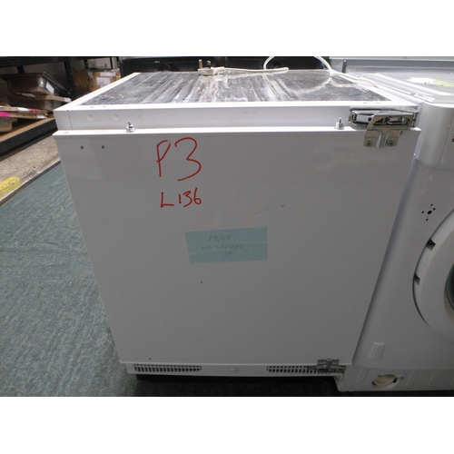 3243 - Undercounter Fridge (384-136) - model:- FBUF60   * This lot is subject to vat