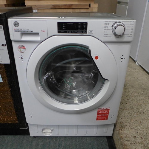 3253 - Hoover Integrated Washing Machine H-Wash 300 lite, 9KG, Model: HBWS49D1E (389-4) * This lot is subje... 