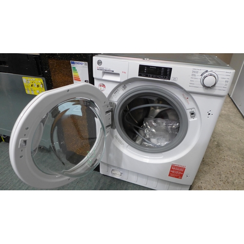 3253 - Hoover Integrated Washing Machine H-Wash 300 lite, 9KG, Model: HBWS49D1E (389-4) * This lot is subje... 