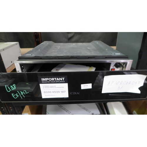 3274 - CDA Warming Drawer (Model: VW153) (389-188)     * This lot is subject to vat