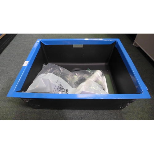 3295 - Blanco Steel Frame Under Mount 
Grey Composite Sink (389-80) * This lot is subject to VAT