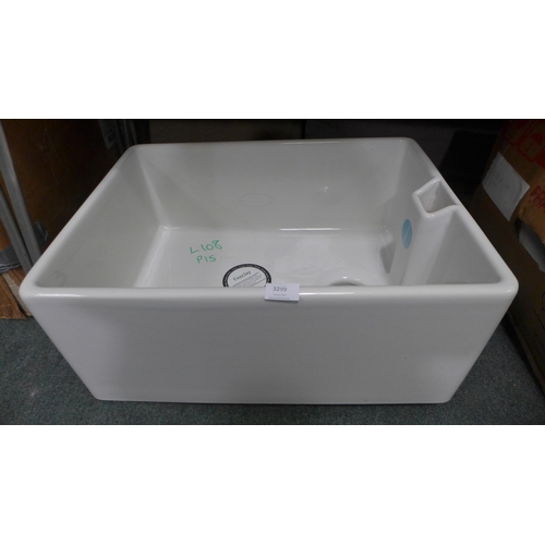 3299 - Belfast Style Ceramic Sink (389-107) * This lot is subject to VAT