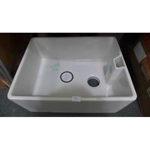 3299 - Belfast Style Ceramic Sink (389-107) * This lot is subject to VAT