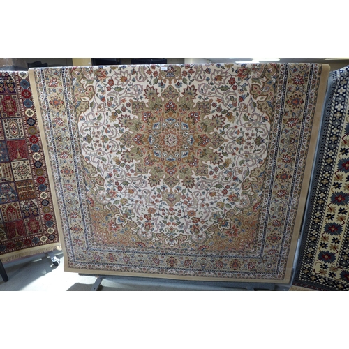 1516 - A cream ground full pile, traditional patterned carpet, 300 x 200cm