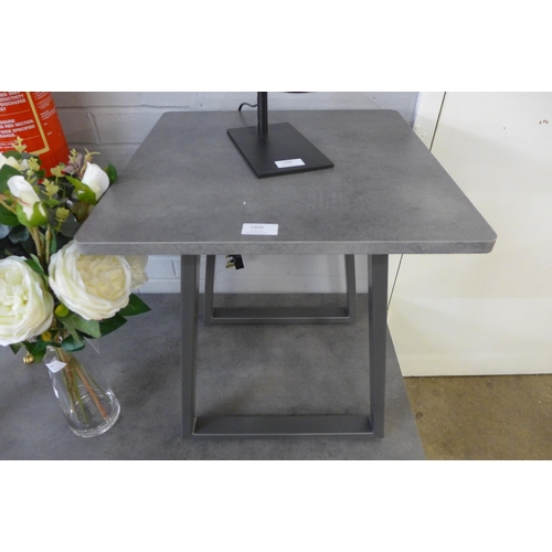 1404 - A stone effect coffee table and side table