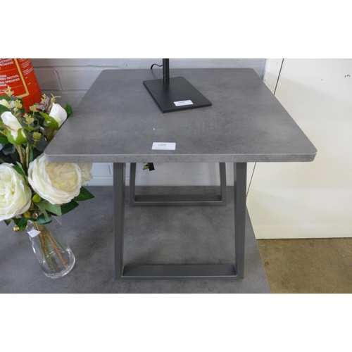 1406 - A stone effect coffee table and side table