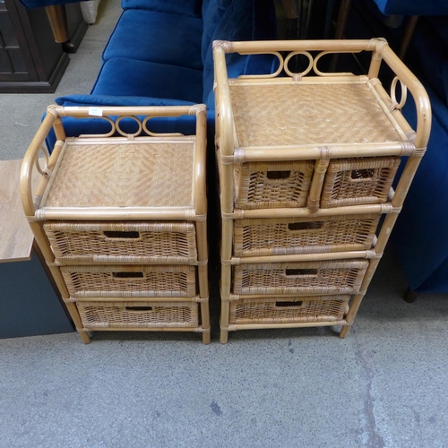 1568 - Two rattan storage chests