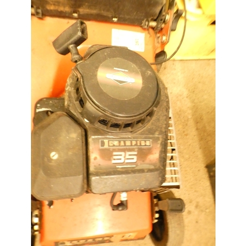 2364A - Champion petrol lawn mower with collector - W