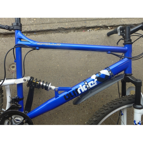 2400 - Gent's Apollo Outrider Dual Suspension MTB - Police repossession