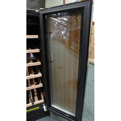 3203 - Viceroy Under Counter Wine Cooler - DAMAGED GLASS DOOR - H870xW295xD570  - model: WRWC30BKED, Origin... 