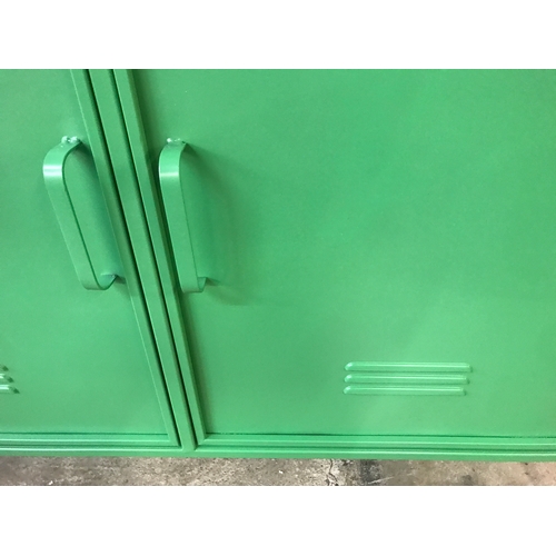 1398 - A green industrial style locker