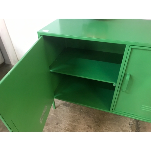 1398 - A green industrial style locker