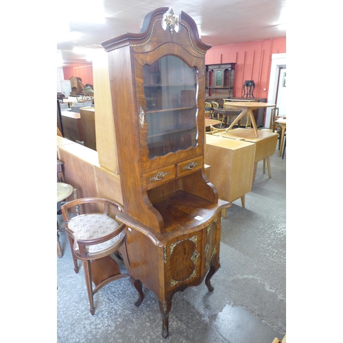 144 - A 19th Century North European walnut and gilt metal mounted side cabinet