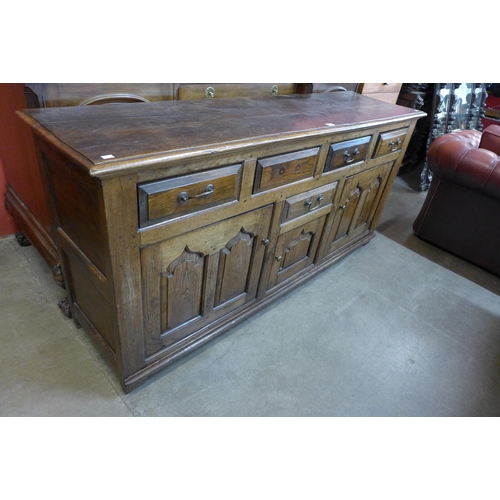 18 - A George II style oak dresser