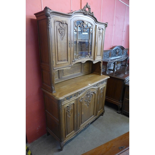 19 - A 19th Century Flemish carved oak Liege side cabinet