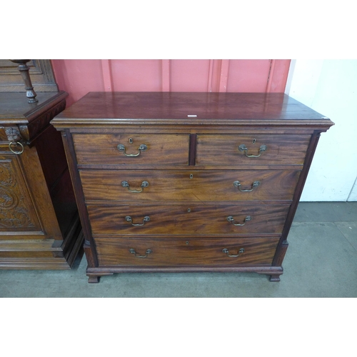 3 - A Regency mahogany chest of drawers