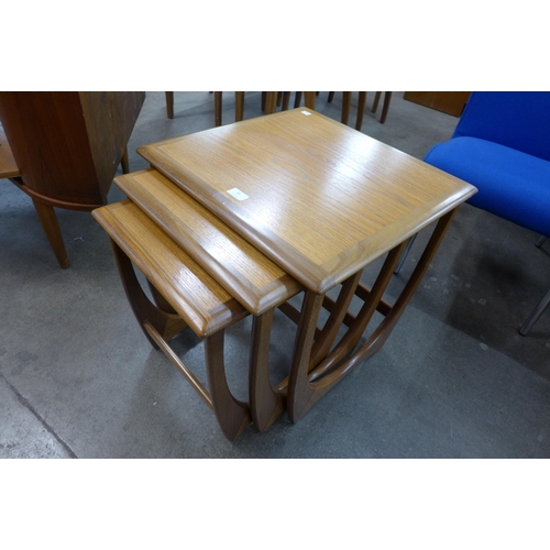 54 - A G-Plan Astro teak nest of tables