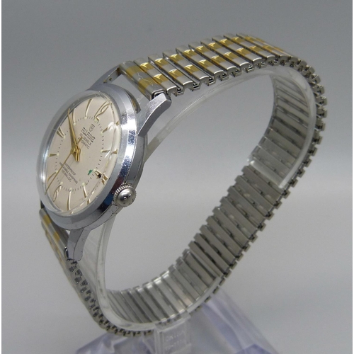 1014 - An Allaine 25 jewels automatic wristwatch