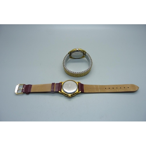 1023 - Two mechanical wristwatches