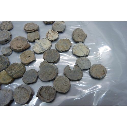 1037 - Metal detecting finds, bead bag seals and medieval tokens