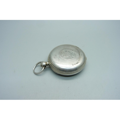 1077 - A silver pocket watch