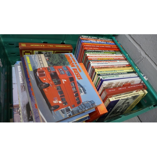 1133 - Four boxes of books on buses and trolley buses  **PLEASE NOTE THIS LOT IS NOT ELIGIBLE FOR POSTING A... 