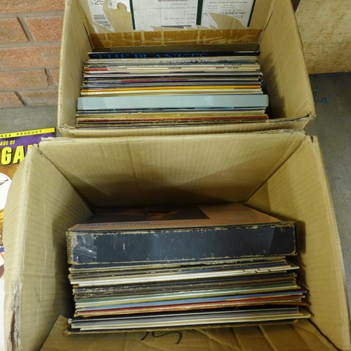 1171 - Two boxes of LP records  **PLEASE NOTE THIS LOT IS NOT ELIGIBLE FOR POSTING AND PACKING**