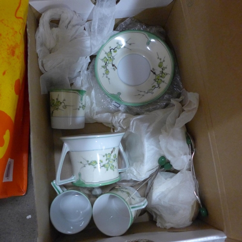 1172 - Crown Staffordshire and Foley tea ware and a Noritake coffee service  **PLEASE NOTE THIS LOT IS NOT ... 