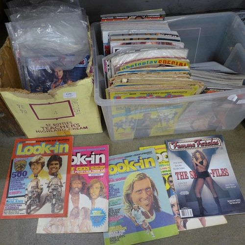 1173 - A collection of adult magazines including FHM and Femme Fatales  **PLEASE NOTE THIS LOT IS NOT ELIGI... 