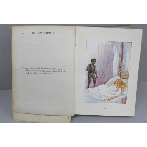 626 - The Water Babies by Charles Kingsley, with 48 coloured plates by Harry G. Theaker