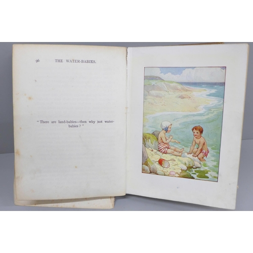 626 - The Water Babies by Charles Kingsley, with 48 coloured plates by Harry G. Theaker