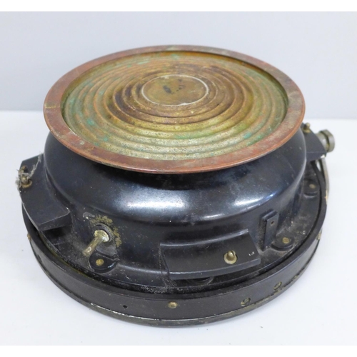 632 - A Type P4A aeronautical compass as used in Spitfire and Lancaster Bomber aircraft