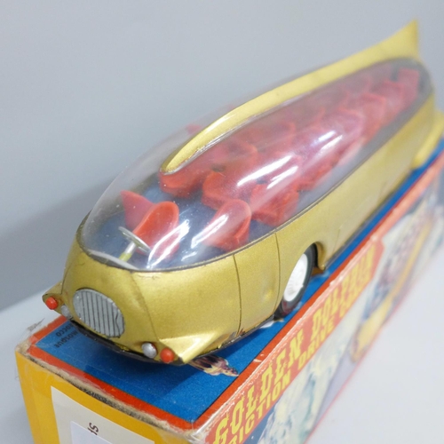 635 - A 1950s Liberti-Torino Golden Dolphin Space Cruiser Coach, boxed