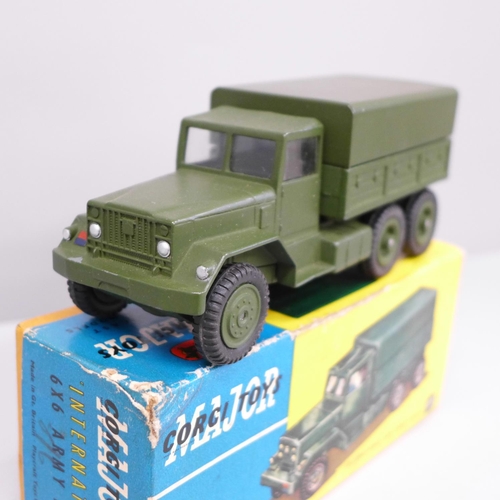 644 - A Corgi 'International' 6x6 army truck 1118, boxed