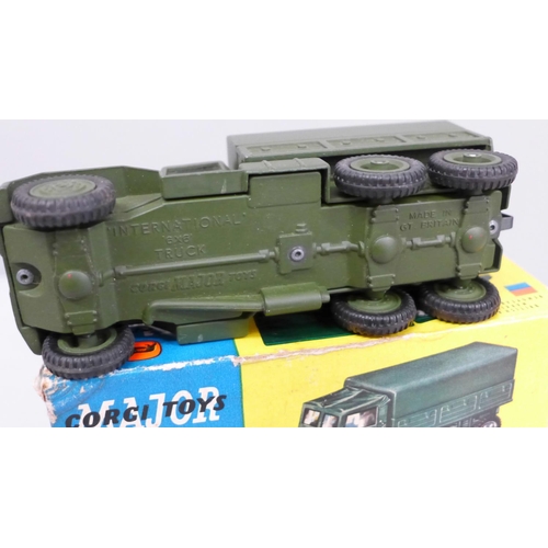 644 - A Corgi 'International' 6x6 army truck 1118, boxed