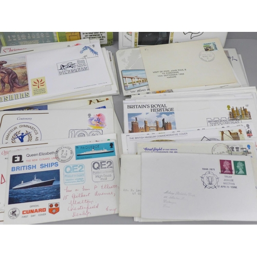 656 - Stamps:- box of 'event' commemorative covers