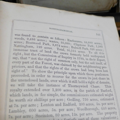 658 - Annals of Nottingham, 1766, ephemera in case