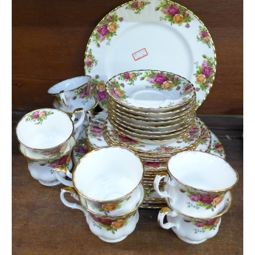 666 - A collection of Royal Albert Old Country Roses teawares