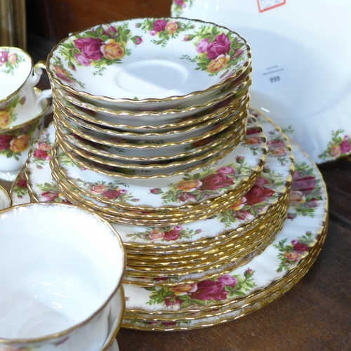 666 - A collection of Royal Albert Old Country Roses teawares