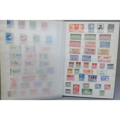 674 - Stamps:- stockbook of mint China stamps