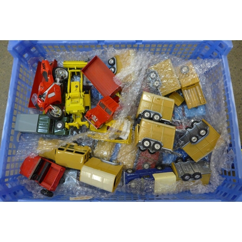 738 - A collection of die-cast model vehicles including Corgi, Dinky and Matchbox